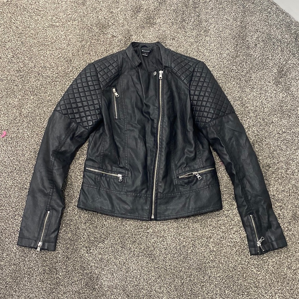 I heart Ronson leather jacket